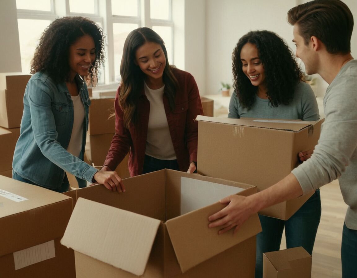 Umzugsmaterialien rechtzeitig organisieren - Tipps für kostenlose Umzugshilfe durch Freunde & Familie