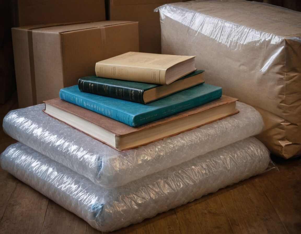 Gläsernes oder Zerbrechliches extra verpacken   - So packst Du Bücher und schwere Gegenstände richtig ein