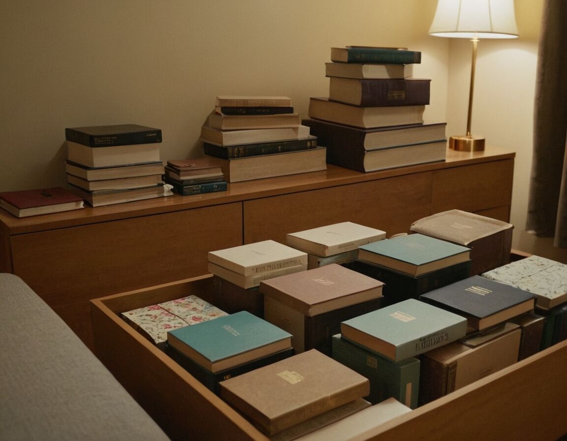 Nutze kleine Kartons für schwere Gegenstände wie Bücher - So packst Du deinen Haushalt systematisch und ohne Chaos