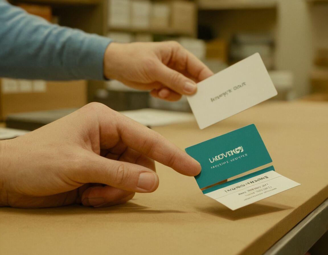Visitenkarten in Copyshops oder Baumärkten beachten   - So findest Du lokale Kleinunternehmer für günstige Umzugshilfe