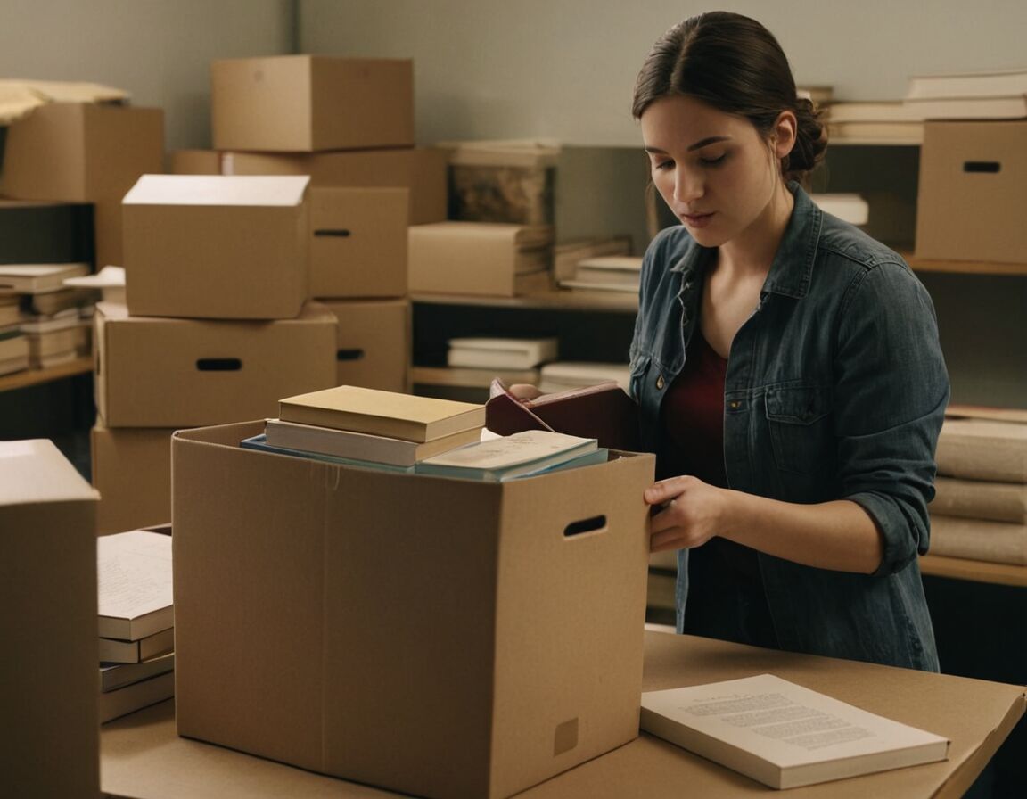 Volle Kisten richtig verschließen und beschriften   - So packst Du Bücher und schwere Gegenstände richtig ein