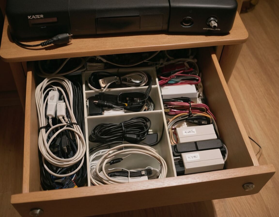 Defekte oder nicht benötigte Kabel regelmäßig aussortieren - Wie Du Ordnung in Kabel, Technik & Ladegeräte bringst