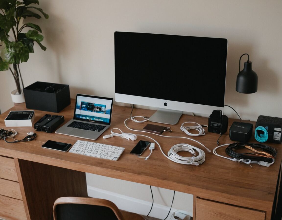 Wie du Ordnung in Kabel, Technik & Ladegeräte bringst