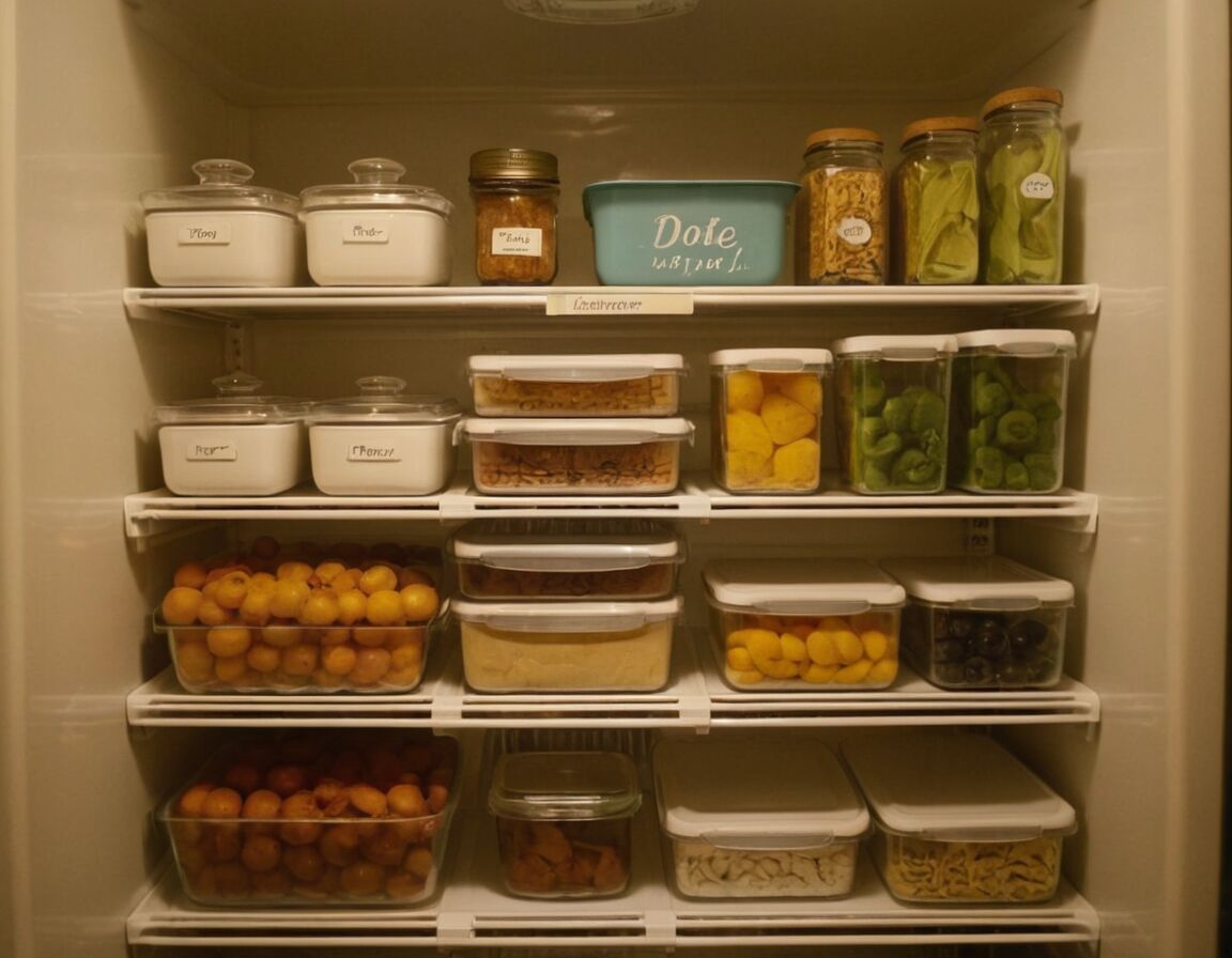 Verpackungen beschriften und Datum vermerken   - Tipps für einen organisierten Kühlschrank nach dem Umzug