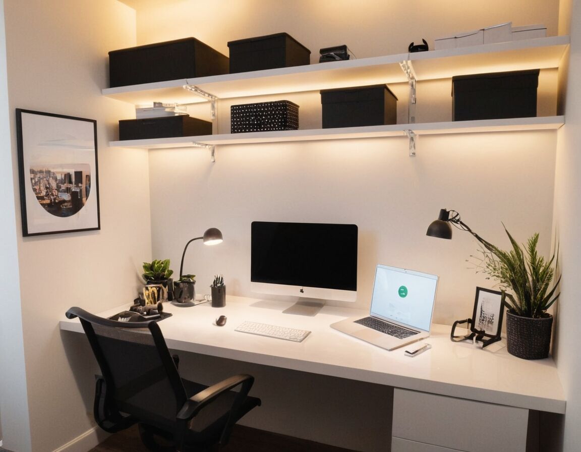 Kabelmanagement mit Clips oder Kisten organisieren   - Die besten Tipps fürs neue Homeoffice nach dem Umzug