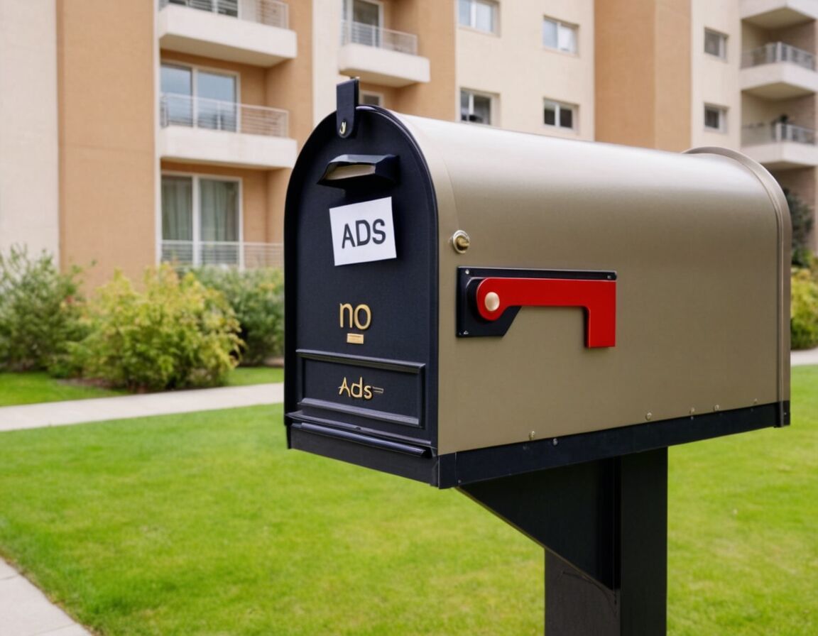 Hausverwaltung um Unterstützung beim Werbeverbot bitten - Wie Du deinen neuen Briefkasten vor Werbung schützt
