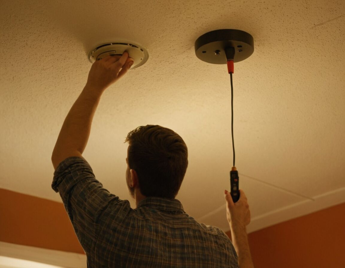 Befestigungslöcher exakt anzeichnen und vorbohren   - So bringst Du Lampen sicher an der neuen Decke an