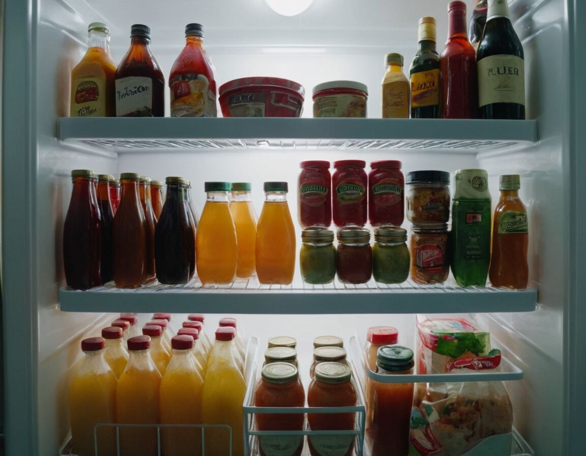Türfächer für Getränke und Saucen nutzen   - Tipps für einen organisierten Kühlschrank nach dem Umzug