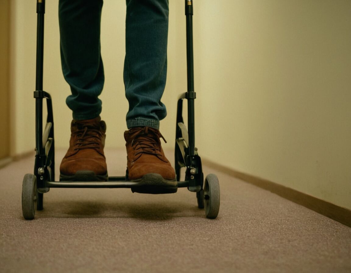 Kleidung und Schuhe für mehr Stabilität wählen - Was Du bei Umzügen mit Gehhilfe oder Rollator beachten solltest