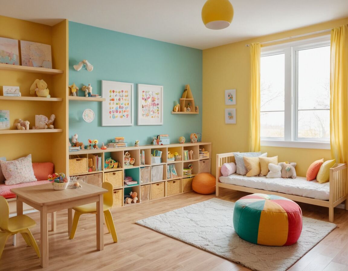 Spiel- und Lernbereiche deutlich abgrenzen - Was Du bei der Einrichtung deines Kinderzimmers beachten solltest