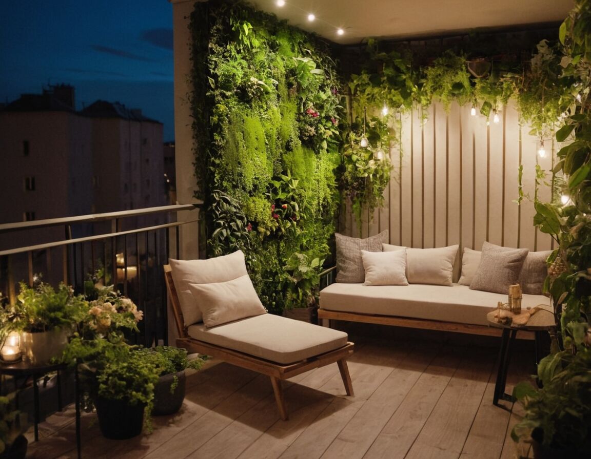 Kleine Flächen mit vertikaler Bepflanzung gestalten - Wie Du Balkon oder Terrasse neu gestaltest